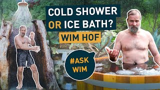 Cold Shower VS Ice Bath: Which one is better? #AskWim