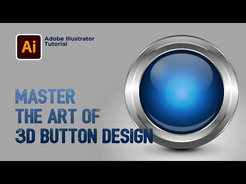 3D BUTTON DESIGN | Adobe Illustrator Tutorial 3D BUTTON DESIGN | Adobe Illustrator Tutorial