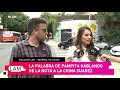 pampita habló de la china suárez y el wanda gate