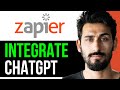 HOW TO INTEGRATE CHATGPT into ZAPIER (EASY GUIDE) [2024]