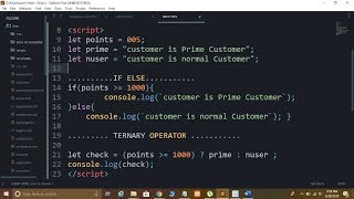 JavaScript Tips #11: Conditional (Ternary) Operator vs IF Else Condition in JavaScript in Hindi