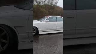 Toyota JZX90 Mark ii gets loose on NYD private skid pad #jdm #jzx90 #drift #drifting #driftcar