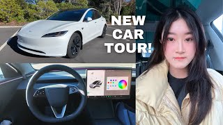 Car tour! 2025 Tesla Model 3 Long Range RWD