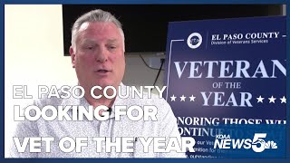 El Paso County Veterans Service takes applications for Vet of the Year