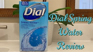 Dial-Spring Water Bar Soap Review