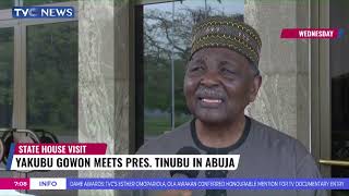 Yakubu Gowon Meets President Tinubu In Abuja