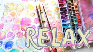 Relaxing Watercolor Exercise For All Levels- Play with Color