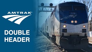 AMTRAK DOUBLE HEADER PENNSYLVANIAN AND HORN SHOW