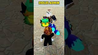 Zioles Admin vs Zioles NPC in Blox Fruits