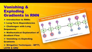 Vanishing and Exploding gradient Problems in RNN