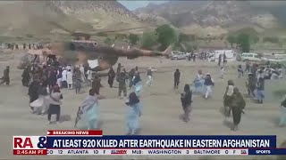 Afghanistan Earthquake: At least 1,000 killed as rescue efforts underway