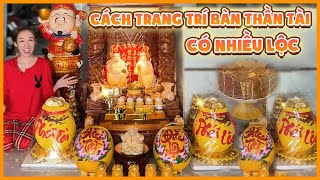 Nơi tâm đắc trong nhà của Nguyễn Huỳnh Như, cách trang trí bàn thần tài có nhiều may mắn, tài lộc