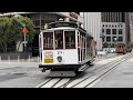 [The Biggest Cable Car] SF Muni Cable Car Big 19 Westbound Full Journey on California Cable Car Line