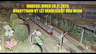 Spur N Modellbahn. Kleines Quassel Video Donnerstag 28.11.2024..Hobbytrain VT 137 DR verbessert...