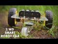 how to install 2wd smart robot car chassis kit?