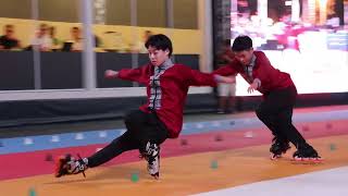 2024IFWC freestyle slalom pair final 世界盃日本雙人 Shibagaki Masayoshi x Shibagaki Taiki