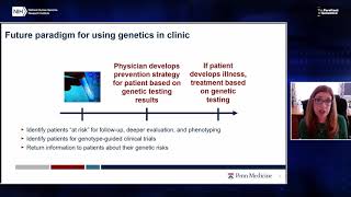 GM XIII: Session 5: Genomics in a Fragmented Healthcare Environment