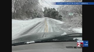 Monday morning road conditions across Middle TN
