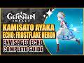Kamisato Ayaka Envisaged Echo Guide & Full Playthrough | Genshin Impact