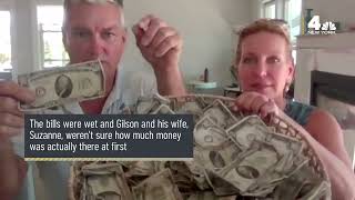 Couple Finds $1,000 BURIED on New Jersey Property | NBC New York