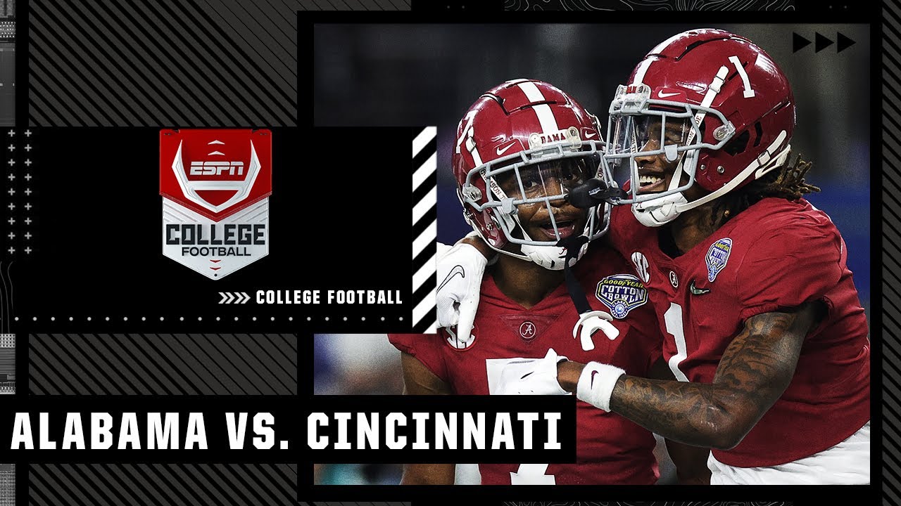 Cotton Bowl: Alabama Crimson Tide Vs. Cincinnati Bearcats | Full Game ...