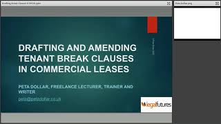 Webinar Preview: Drafting and Amending Tenant Break Clauses in Commercial Leases