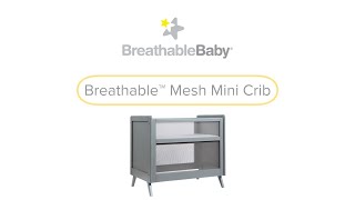 Breathable™ Mesh Mini Crib