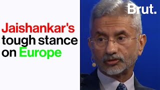 S Jaishankar's tough stance on Europe