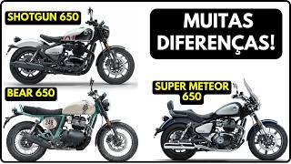 SHOTGUN 650 - BEAR 650 - SUPER METEOR 650 - Super comparativo!