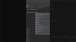 Get curent time and date #python #coding #fun #easy #how #programming #c++ #fast