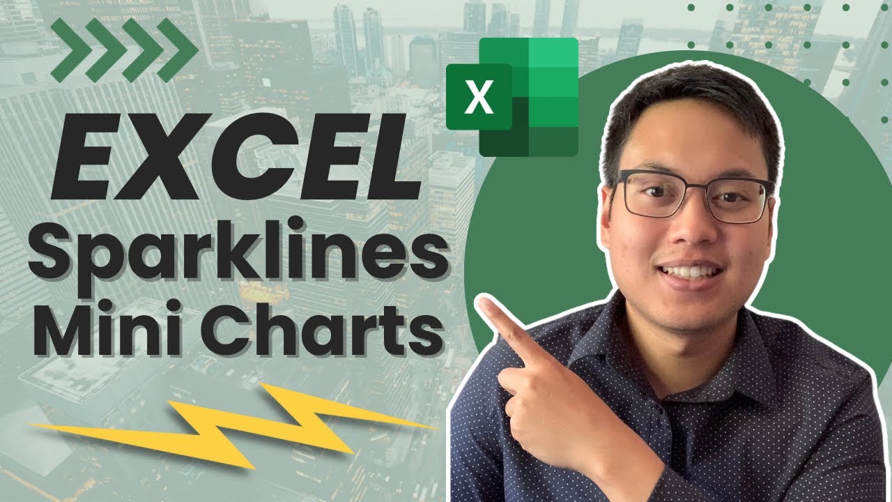 Sparklines In Excel Step By Step Tutorial Office 365 Youtube