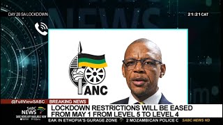 SA Lockdown | ANC welcomes President Ramaphosa's easing restrictions