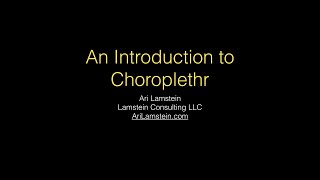 An Introduction to choroplethr