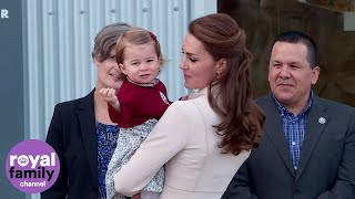Prince George and Princess Charlotte wave goodbye to Canada after royal tour