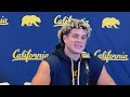 ilb cade uluave talks after cal’s 31 10 win over sdsu