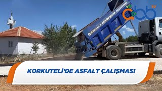 Korkuteli’de Asfalt Çalışması | Korkuteli