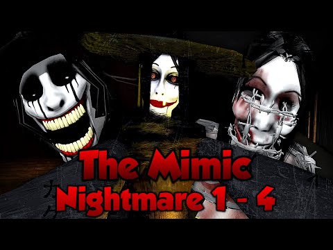 The Mimic Book 1 - Nightmare 1 to 4 REVAMP - Solo (Full Walkthrough) - Roblox