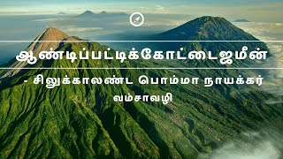 ஆண்டிபட்டிகோட்டை ஜமீன் சிலுக்காலண்ட பொம்மா நாயக்கர் வம்சாவழி || ANDIPATTIKOTTAI SILUKKALANDA NAICKAR