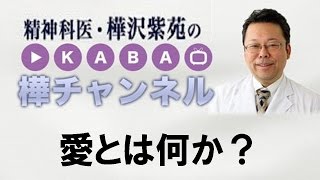 愛とは何か？【精神科医・樺沢紫苑】