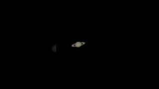 Live Footage of Saturn. Filmed with a Celestron 8SE Telescope 2022