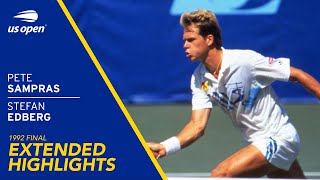 Stefan Edberg vs Pete Sampras Extended Highlights | 1992 US Open Final