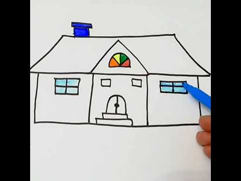 How To Draw A House? |drawing A House - YouTube