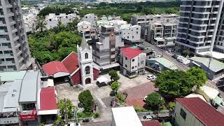 空拍台南中會教會建築(4k)  善化基督長老教會  耶和華祝福滿滿/祝福  演唱:善化教會聖歌隊