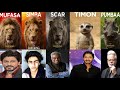 Hindi Dubbing Artist Of The Lion King|Bollywood Actors voice Behind The Lion King.