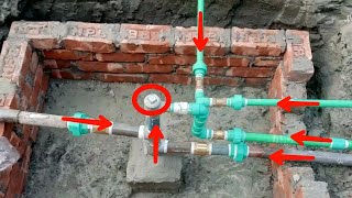 ১ টি  টিউবওয়েল থেকে ৩টি টিউবওয়েল কানেকশন 1 tubewell to 3 tubewell connections