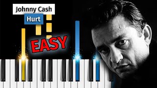 Johnny Cash - Hurt - EASY Piano Tutorial