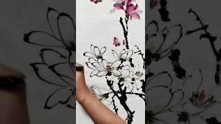 玉兰花_How to draw flowers