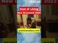 Cost of Living New Brunswick CANADA