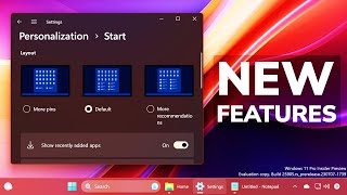 How to Enable New Hidden Features in Windows 11 25905 - Never Combine Taskbar, Start Menu Changes