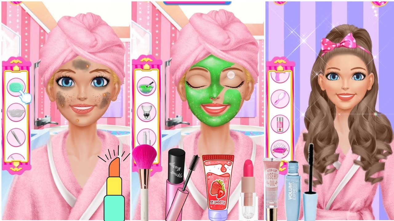 Fun Girl Care Kids Game | Princess Gloria Makeup Salon - Makeup Game ...